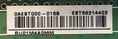 KIT DE TARJETAS PARA TV LG / MAIN EBT66214402 / EAX68253605(1.1) / FUENTE EAY64908601 / LG975T-18U1 / T-CON 6871-5496A / 6870C-0759B / 5496A PANEL NC750DQE-AAGR3 / MODELO / 75UM6970PUB.BUSYL0R / 75UM6970PUB - Imagen 2